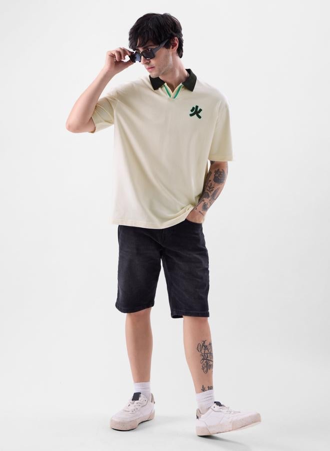 ذا سوليد ستور بولو واسع بطبعة تنين - Image 3